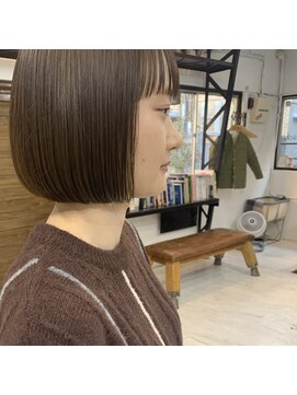 アソビ(asobi) シンプルショートボブ/ミニボブ/ショート/黒髪ボブ/前下がりボブ