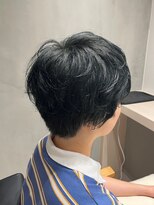 【ameri satomi】ショートカット×ブルーブラック