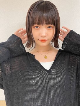 エニ 自由が丘(ENi) マチルダボブ/ピンクベージュ/インナーグレージュ[自由が丘駅]