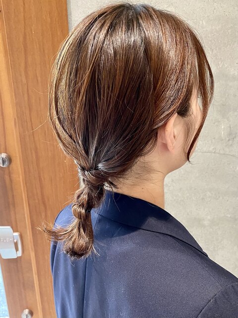 2次会ヘアアレンジ