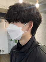 エリマ  茅ヶ崎(elima)&nbsp;ニュアンスパーマメンズパーマメンズマッシュウルフカット