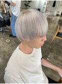 メンズホワイトシルバーカラー/ケアブリーチ/名古屋ハイトーン