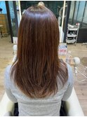 ミルクティーベージュダブルカラーインナーカラーケアブリーチ