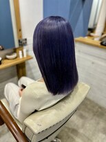 ヘアーアンドメイクランプ(Hair & make Lamp) [サロンスタイル] バイオレットカラー