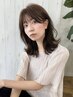 【新規☆平日女性限定】白髪染めリタッチカラー+カット ¥5000