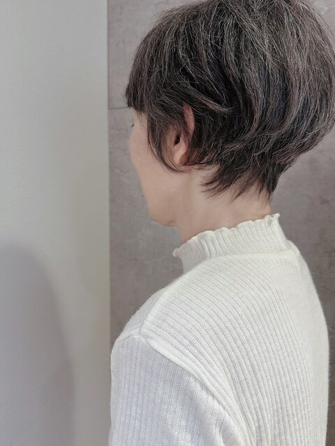 やわらかshort×グレイhair