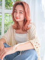 アンジェリカ 名古屋店(ANGELICA)&nbsp;ANGELICA 外はねオレンジブロンドカラー