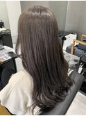 地毛風カラー×ダークブルージュ