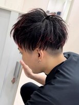 タヤ 天神店(TAYA) ~派手すぎない個性派赤メッシュ~