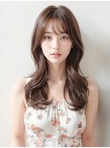 神戸 三宮 韓国風レイヤーカット 顔まわりカット