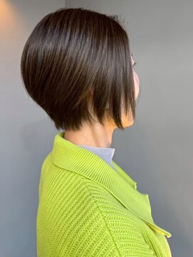 ナカオコアフュール(NAKAO COIFFURE) オリーブベージュ アッシュカラー レイヤーボブ マッシュ