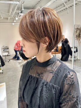 ジュベ(juve.) 大分ショートボブ顔まわりレイヤーカット髪質改善カラー30代