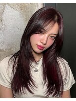 ジュール 池袋(Joule)&nbsp;韓国/レイヤーカット/顔周り/前髪カット/ストレート/池袋