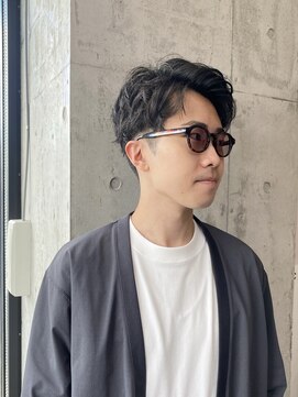 ディーエックス ウエスト(Dxxxx WEST) メンズパーマ風かきあげ