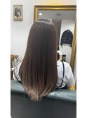 髪質改善カラーエステロング