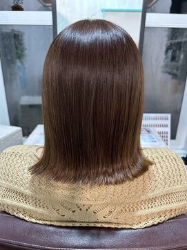 コルテ 倉敷西坂店(CoRte.) 切りっぱなしボブ/透明感カラー/天使の輪/大人可愛い/ママ世代