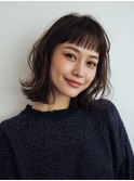 赤羽駅オリーブグレーココアベージュ小顔
