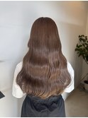 透明感ベージュカラー
