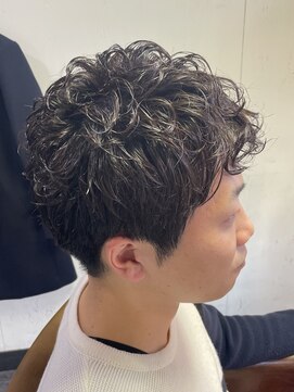 メンズニュアンスパーマ【カミケン方木田/福島】