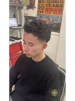 チルチェア 吉祥寺店(CHILL CHAIR) オールバックパーマ <理容室> <吉祥寺> <理容室> <バーバー>