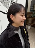 レイヤーボブミニボブ大人ボブ顔まわり