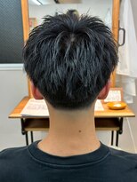 シーフ 千葉(Cyf)&nbsp;千葉駅MEN’S/波巻きツイストスパイラル/刈り上げセンターパート