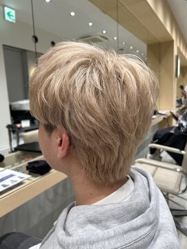 エン 栄店(enne) メンズ/刈り上げセンターパート/リバースセンターパート/前髪/栄