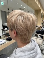 エン 栄店(enne) メンズ/刈り上げセンターパート/リバースセンターパート/前髪/栄