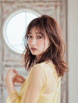 ディンプル 越谷駅前(DiMPlE)&nbsp;大人切りっぱなし鎖骨ミディ★無造作パーマ、ランダムパーマ