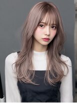 レア 新越谷(LEA) 韓国風レイヤー × ピンクベージュ