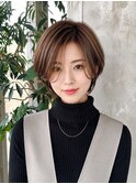 ショートヘア/分け目なし/イメチェン/30代40代50代60代/表参道