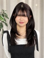 エストアール フクオカ 福岡博多店(est-r. Fukuoka)&nbsp;ラベンダーグレージュ/レイヤーカット/博多