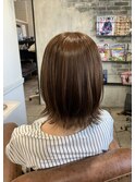 ボブレイヤー　× &nbsp;ベージュ