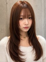 ダル 渋谷/表参道(DAL.)&nbsp;ブリーチなし/韓国レイヤー/透明感カラー/シースルー