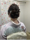 大切な日に☆ヘアセット&訪問着着付け