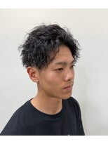 レノックス Lenox ツーブロックショート&ツイストスパイラルパーマ