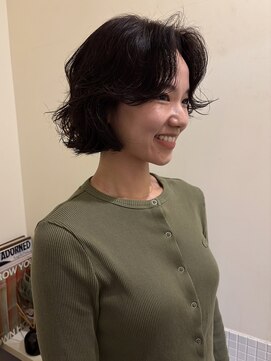 イーズ(e's) くせ毛風ボブパーマ <若林>