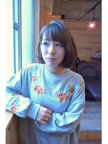 ベルシャンブル(belle chambre)&nbsp;#belle chambre#シースルーバングのショートボブ☆