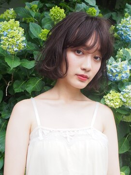 ローブ アオヤマ(LOAVE AOYAMA) 【LOAVE】 ニュアンスカールボブ / アッシュブラウン