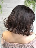 カットカラー 【ワンレンボブ】
