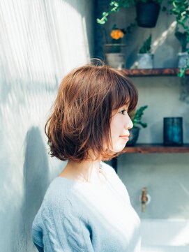 ロッソ ヘアアンドスパ 草加店(Rosso Hair&SPA) やわらかベージュボブ