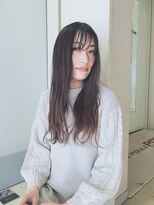 ピエドプールポッシュ(PiED DE POULE POCHE)&nbsp;透け感あるロングヘアー