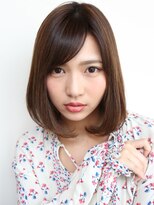 ヘアメイク フレンシア(hair make flencia)&nbsp;柔らかさつツヤ感のボブスタイル