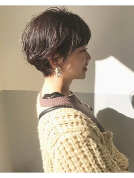 フロート 小阪店(float) 大人ショート_毛先パーマ ことりベージュ