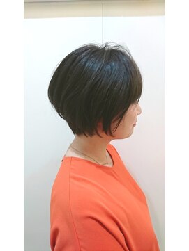 ヘア ヴィーヴル 田宮店(Hair BIVRE) 大人可愛い丸みショートボブ#kimu