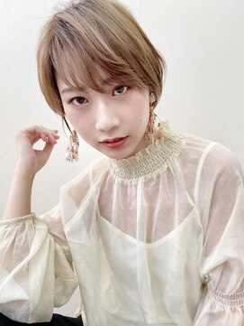 ケーツー心斎橋 クイーンズガーデン バイ ケーツー(K two QUEEN'S GARDEN by K two) 耳かけマッシュショート3/心斎橋&難波&なんば