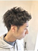 【ARCH 竹田】無造作ツーブロックアップバンクパーマ