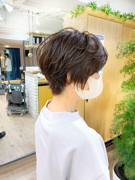 アヴァロン(AVALON) 【30代40代】横顔美人な絶壁解消ショートパーマ「永田カズヤ」