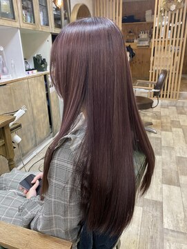 クート(ku-to+) 髪質改善カラー！ピンクベージュ