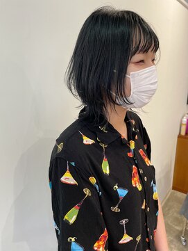 インビテーション 名古屋(invitation) ブルーブラック×ミディアムレイヤー